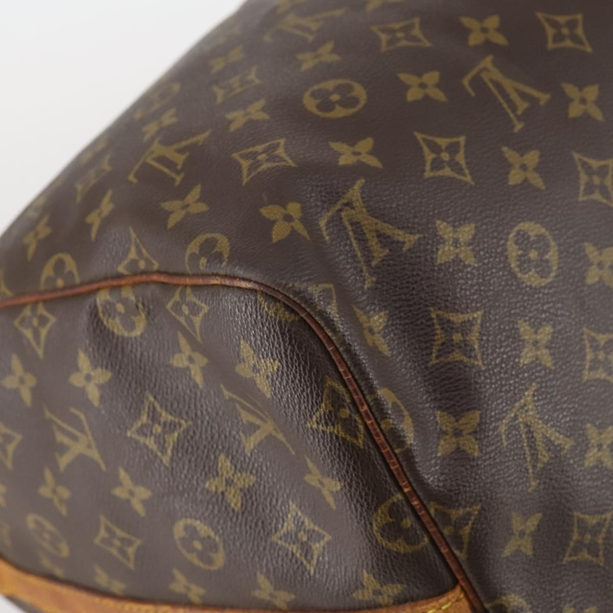 LOUIS VUITTON Monogram Keepall Bandouliere 55 Boston Bag M41414 LV Auth BA5999
