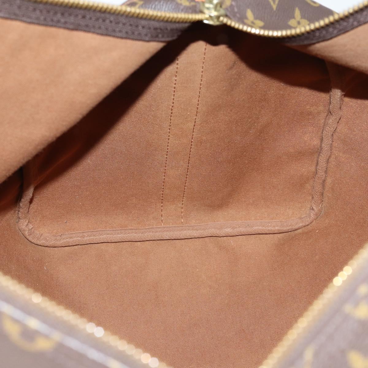 LOUIS VUITTON Monogram Keepall Bandouliere 55 Boston Bag M41414 LV Auth BA5999