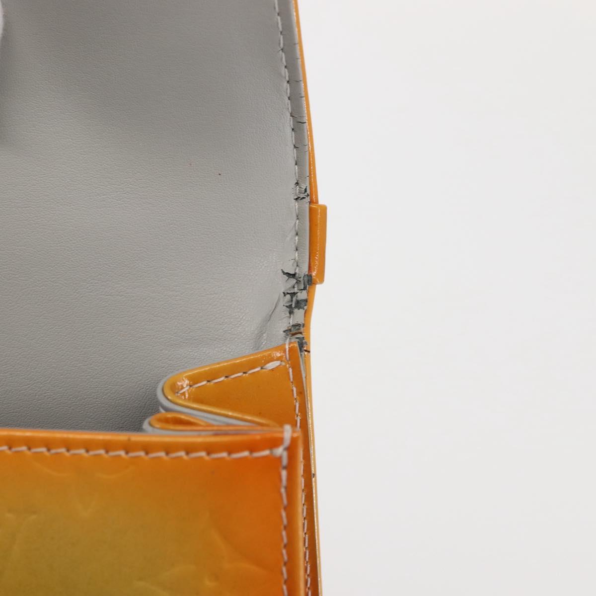 LOUIS VUITTON Monogram Vernis Spring Street Hand Bag Gris M91029 LV Auth BA6002