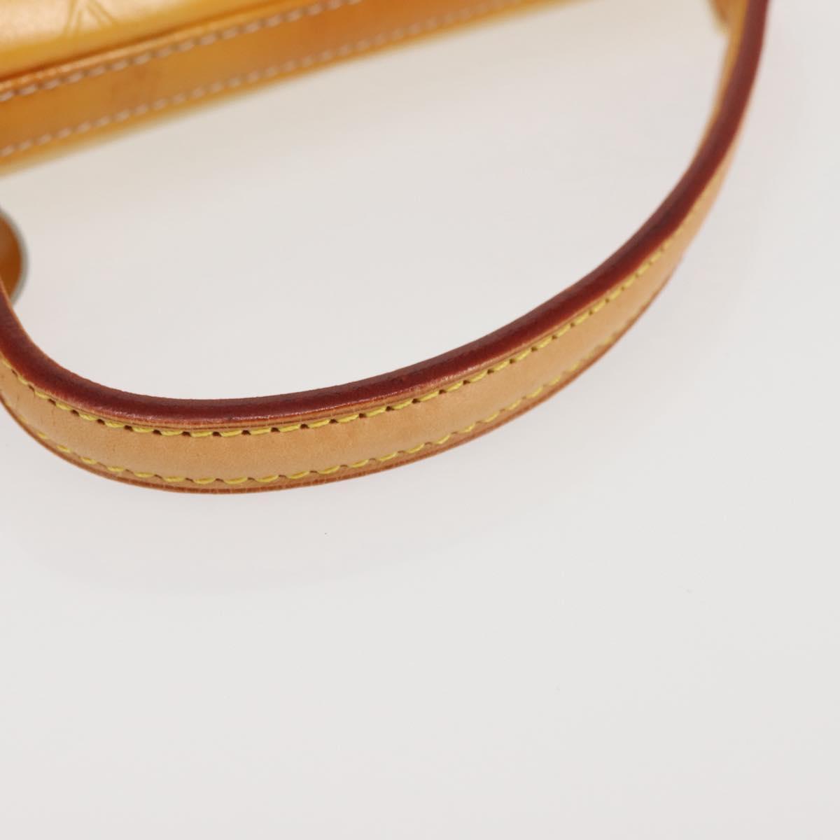 LOUIS VUITTON Monogram Vernis Spring Street Hand Bag Gris M91029 LV Auth BA6002