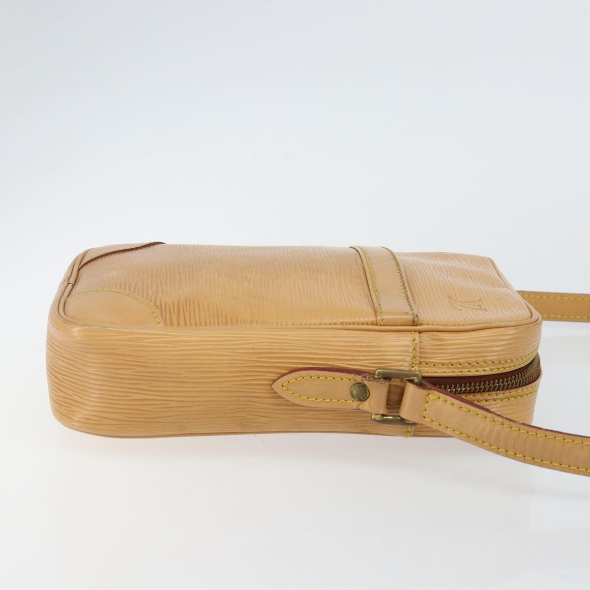 LOUIS VUITTON Epi Danube Shoulder Bag Beige M11910 LV Auth BA6003