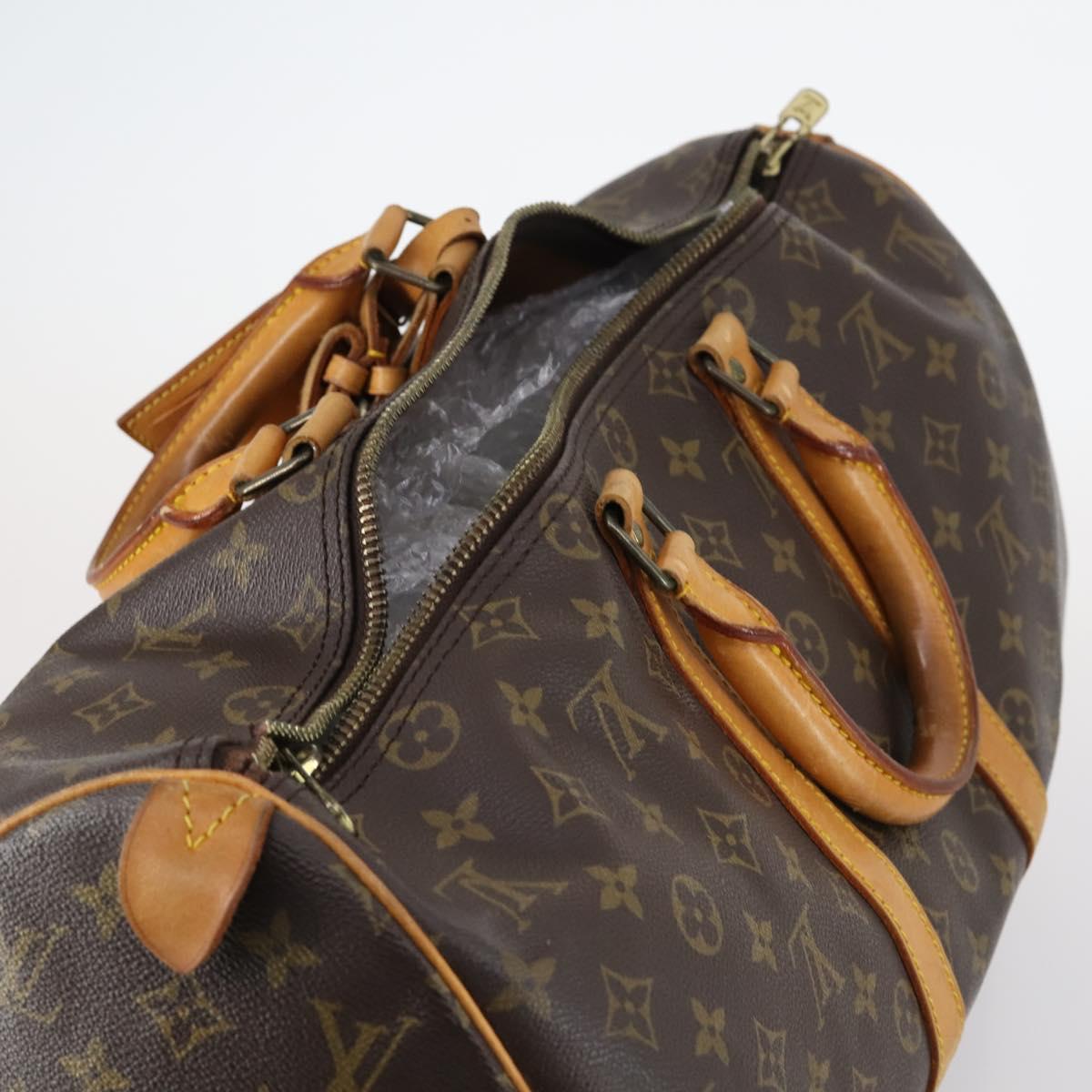 LOUIS VUITTON Monogram Keepall 45 Boston Bag M41428 LV Auth BA6013