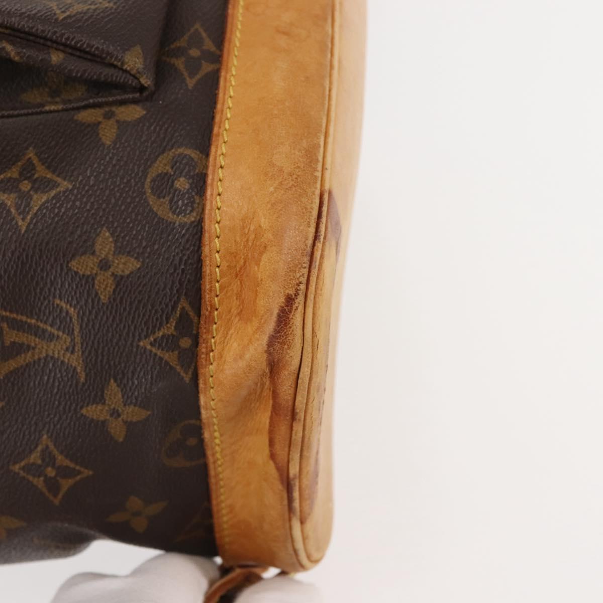 LOUIS VUITTON Monogram Montsouris GM Backpack M51135 LV Auth BA6032