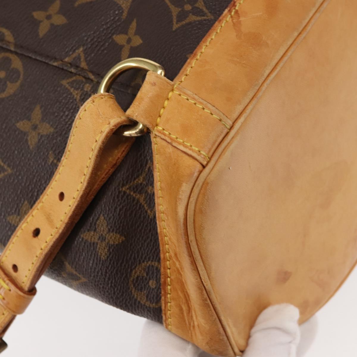 LOUIS VUITTON Monogram Montsouris GM Backpack M51135 LV Auth BA6032