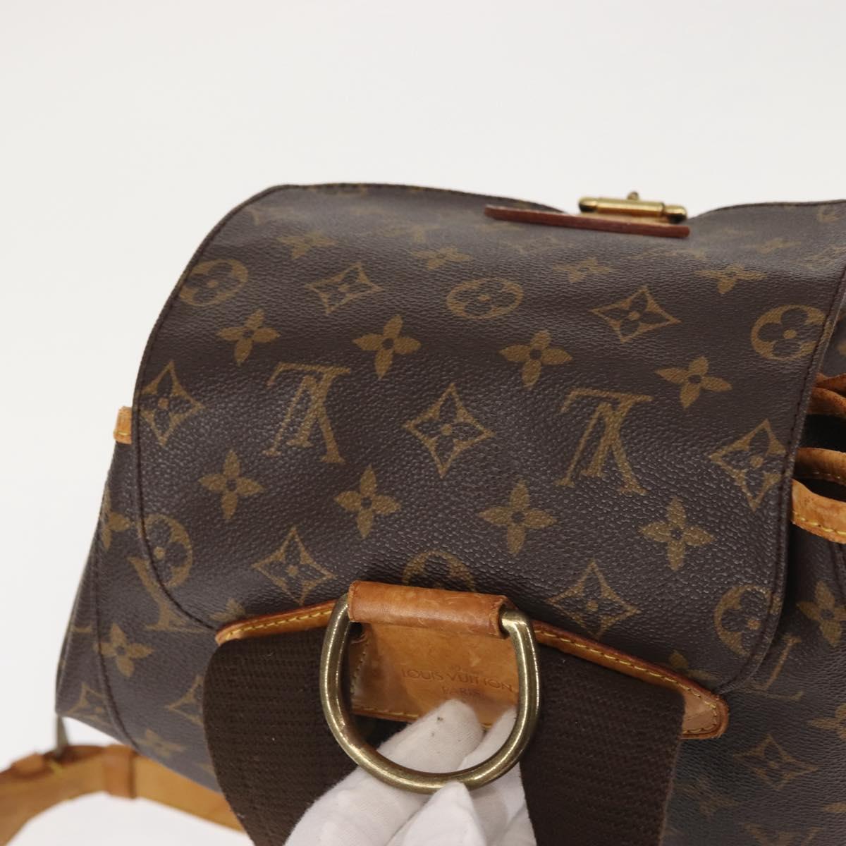LOUIS VUITTON Monogram Montsouris GM Backpack M51135 LV Auth BA6032