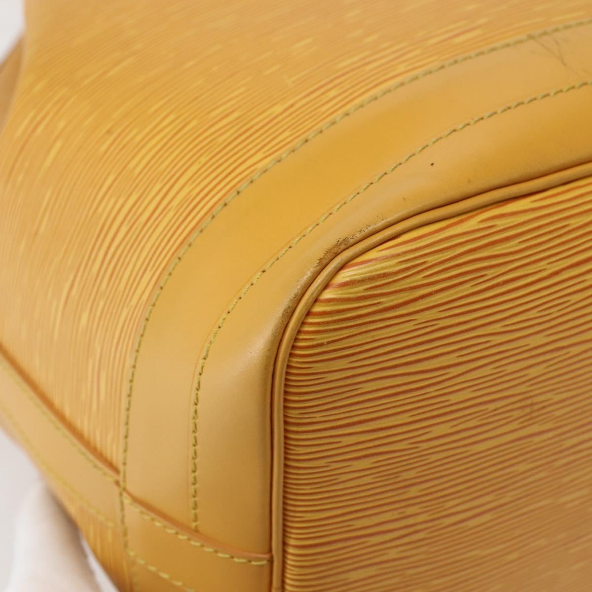 LOUIS VUITTON Epi Noe Shoulder Bag Tassili Yellow M44009 LV Auth BA6068