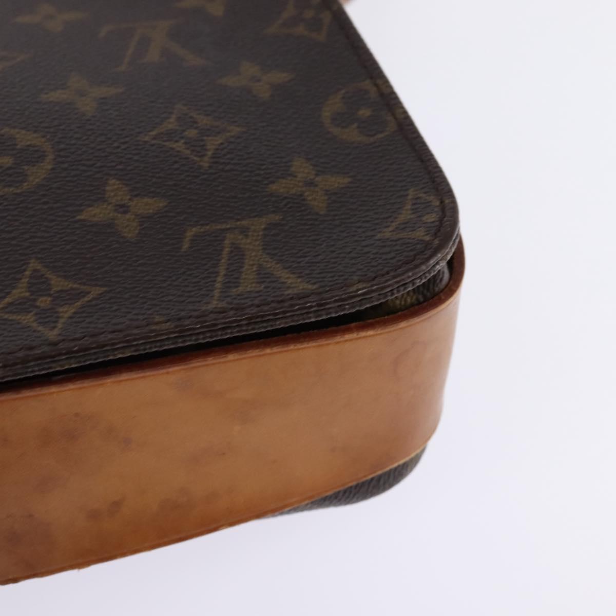 LOUIS VUITTON Monogram Cartouchiere GM Shoulder Bag M51252 LV Auth BA6070