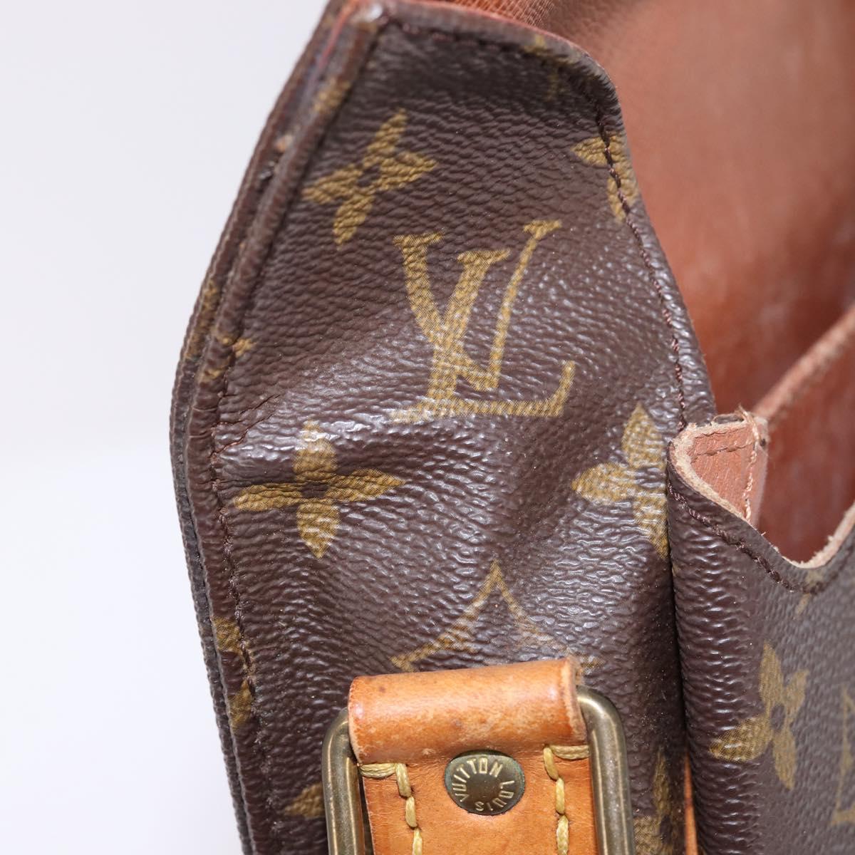 LOUIS VUITTON Monogram Cartouchiere GM Shoulder Bag M51252 LV Auth BA6070