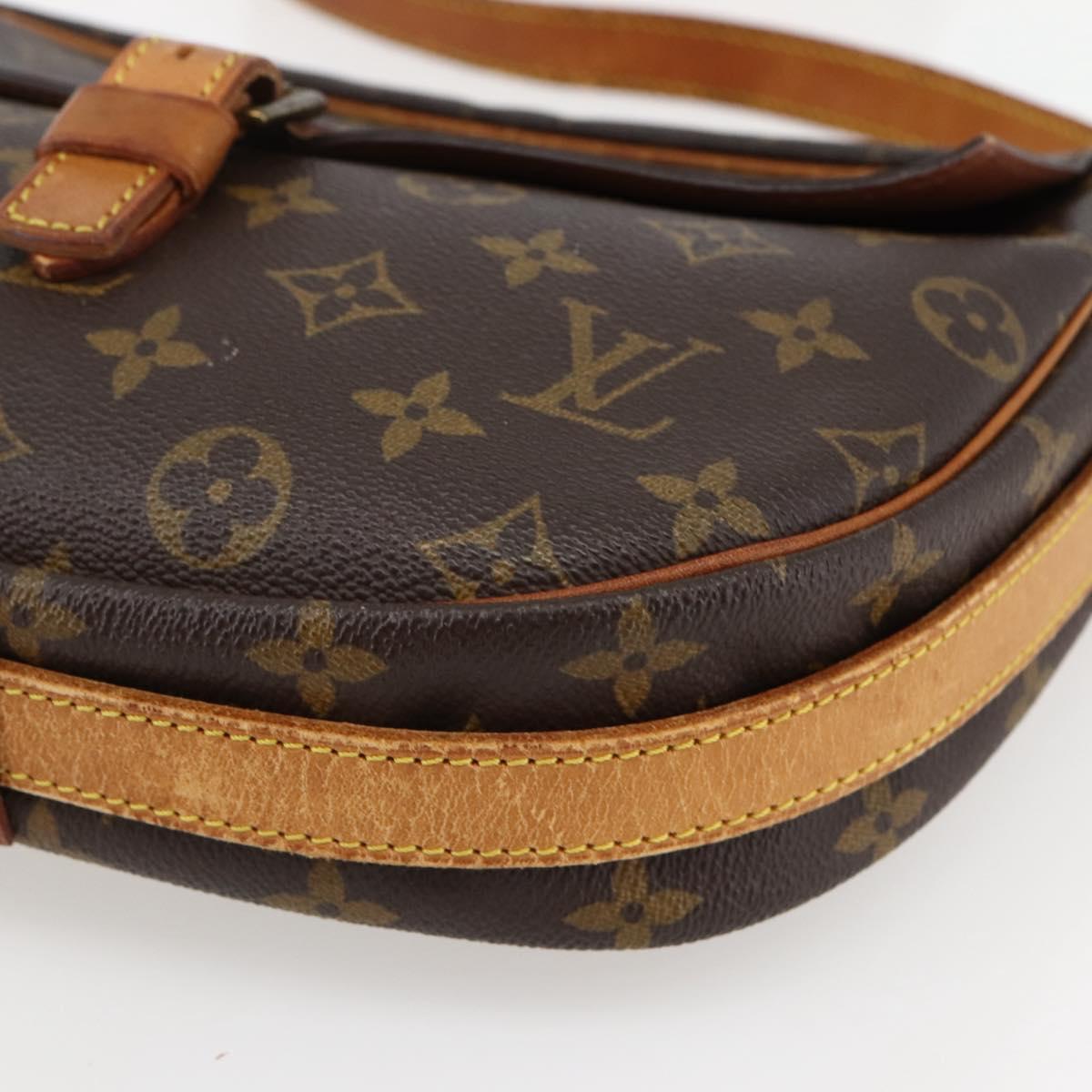 LOUIS VUITTON Monogram Jeune Fille GM Shoulder Bag M51225 LV Auth BA6073