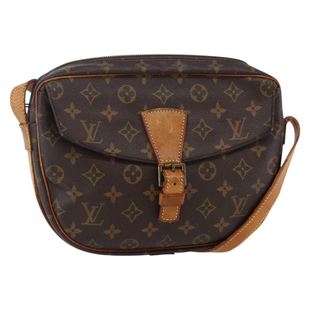 LOUIS VUITTON Monogram Jeune Fille GM Shoulder Bag M51225 LV Auth BA6073