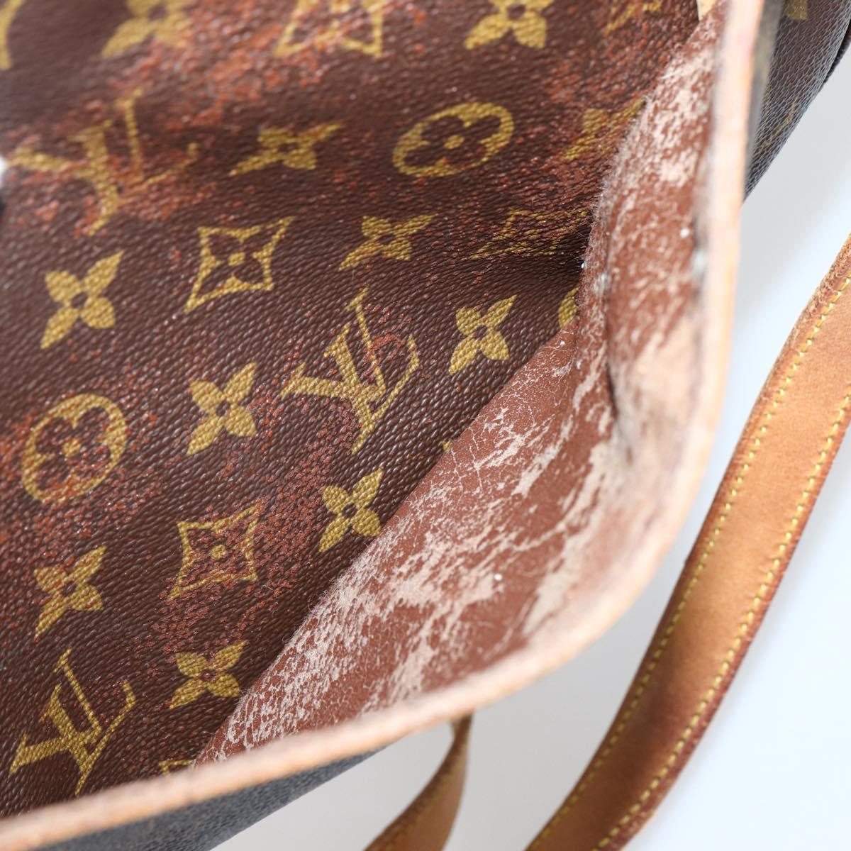LOUIS VUITTON Monogram Jeune Fille GM Shoulder Bag M51225 LV Auth BA6073
