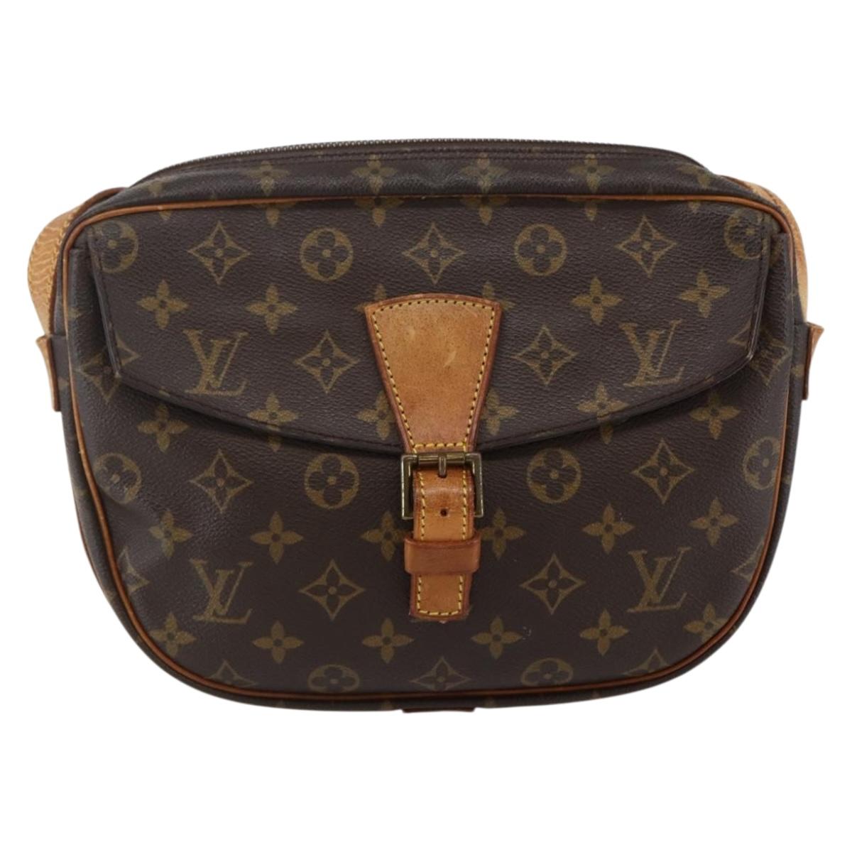 LOUIS VUITTON Monogram Jeune Fille GM Shoulder Bag M51225 LV Auth BA6073