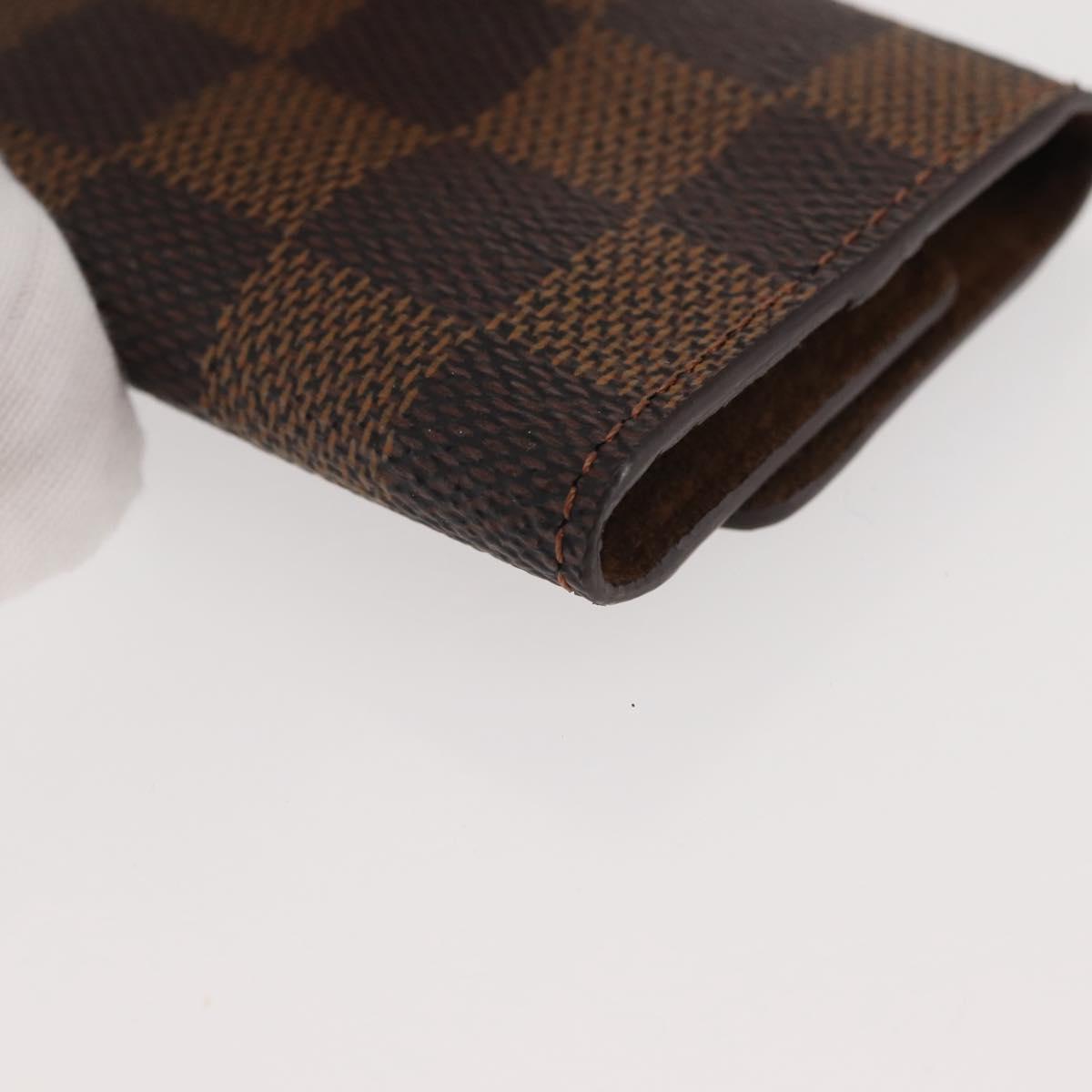 LOUIS VUITTON Damier Ebene Cuffs Cuff Case LV Auth BA6090