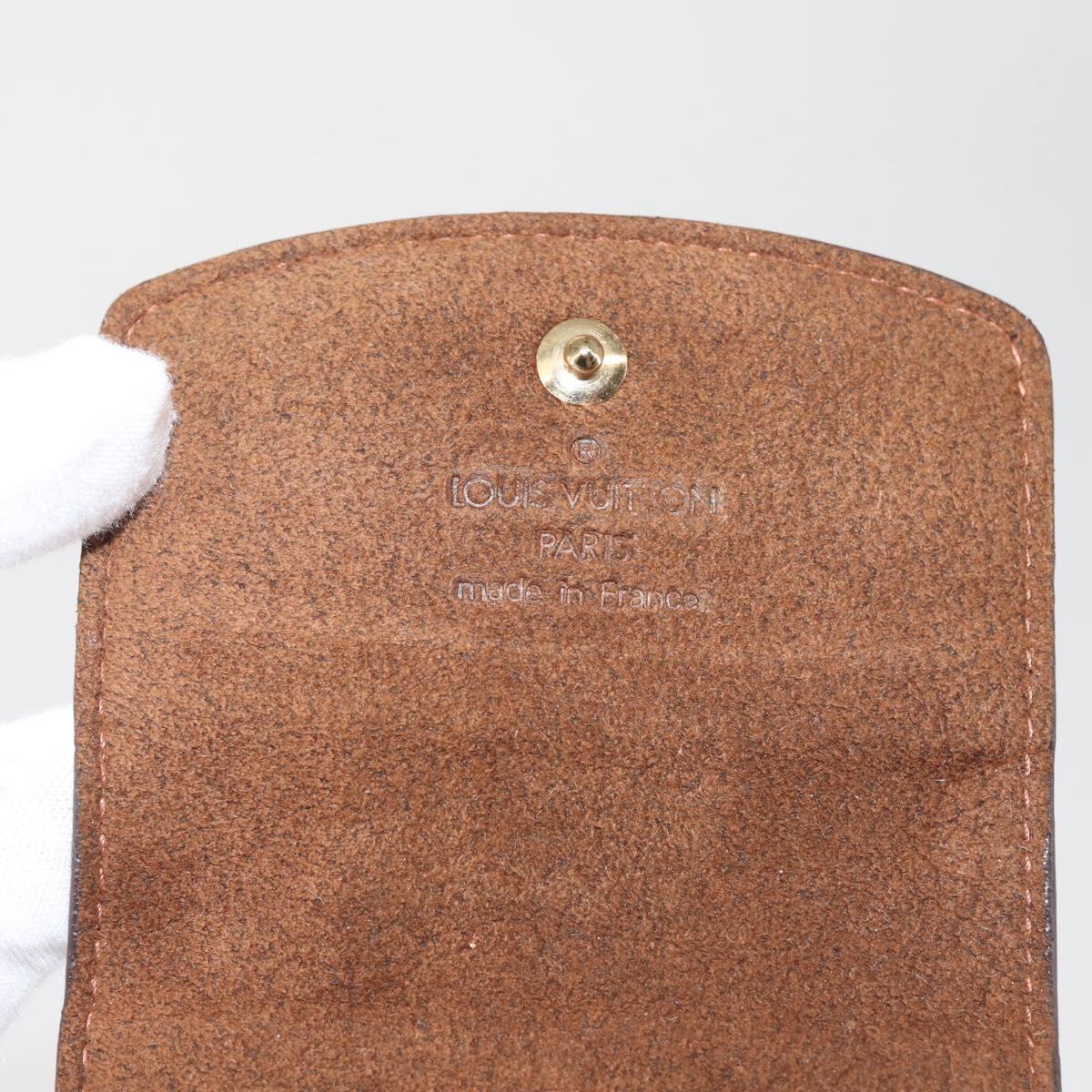 LOUIS VUITTON Damier Ebene Cuffs Cuff Case LV Auth BA6090