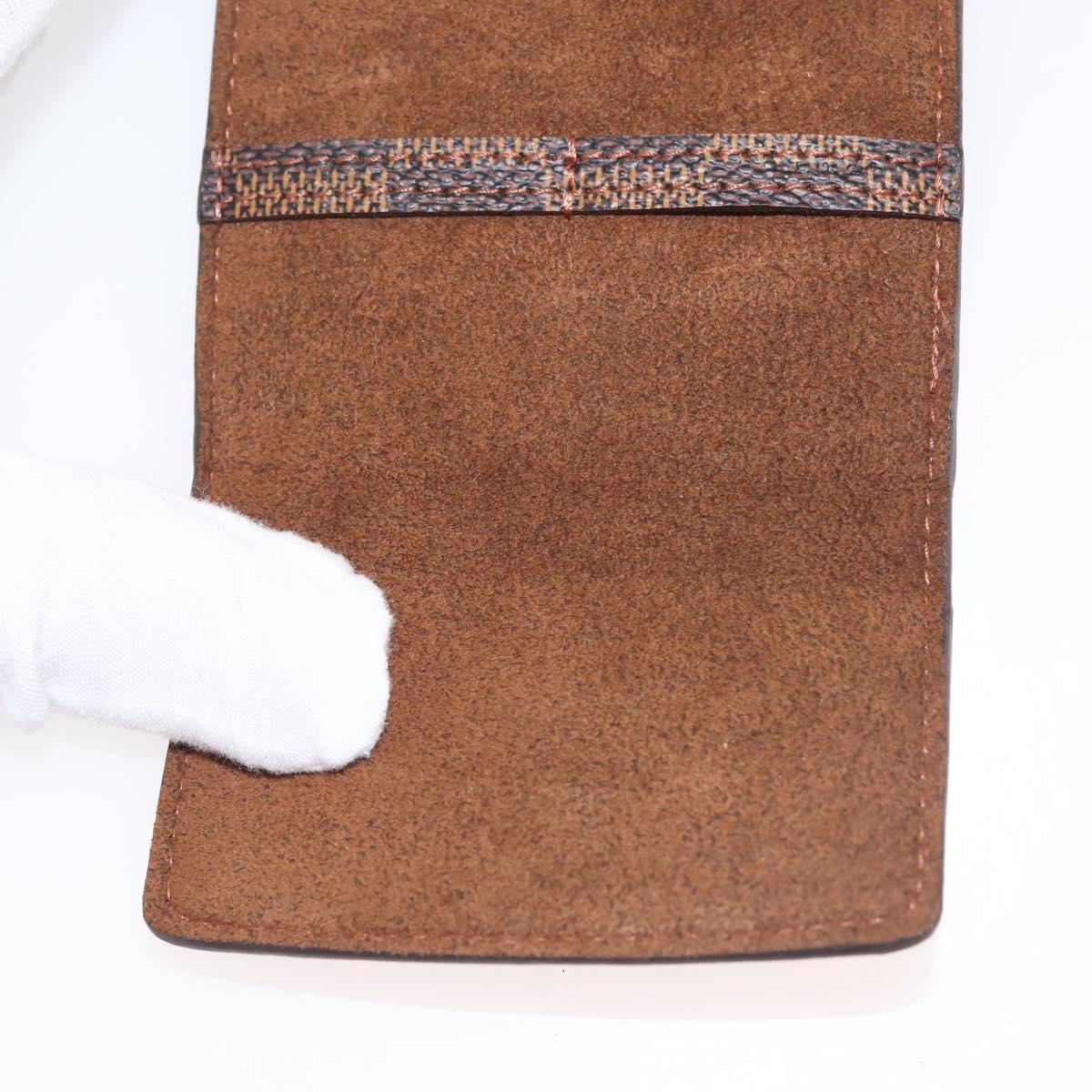 LOUIS VUITTON Damier Ebene Cuffs Cuff Case LV Auth BA6090