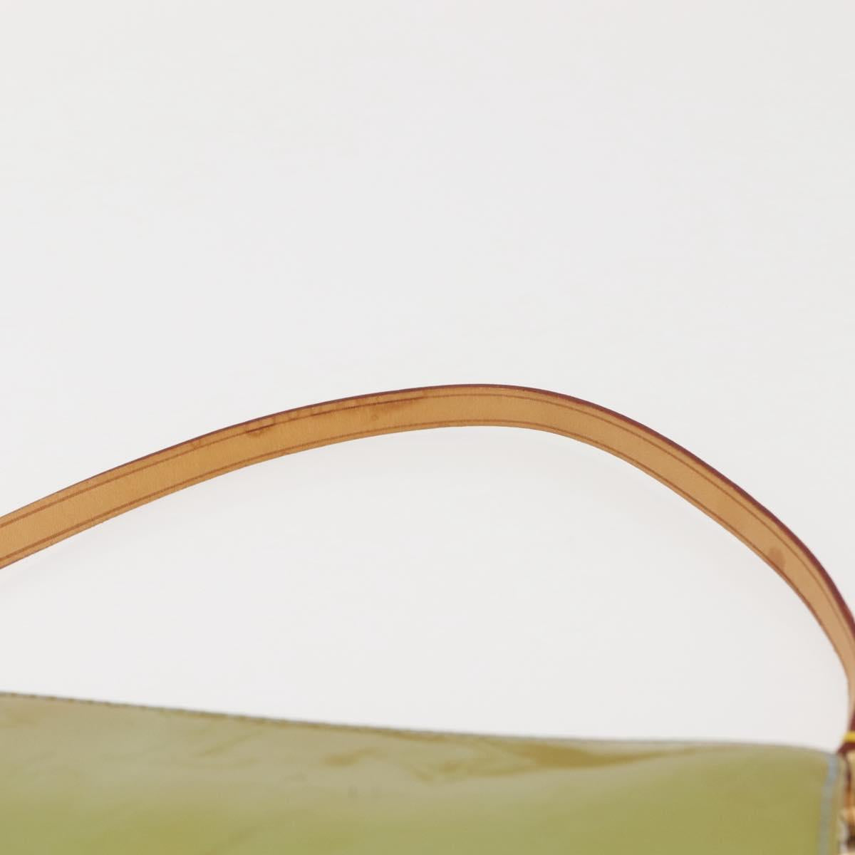 LOUIS VUITTON Monogram Vernis Lexington Pouch Baby Blue M91011 LV Auth BA6095