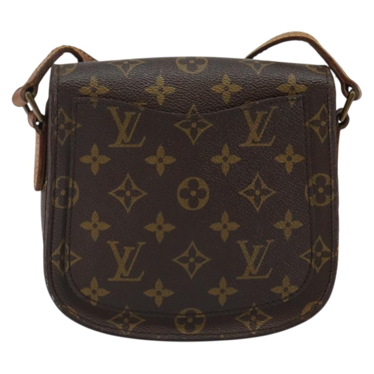 LOUIS VUITTON Monogram Saint Cloud PM Shoulder Bag M51244 LV Auth BA6098