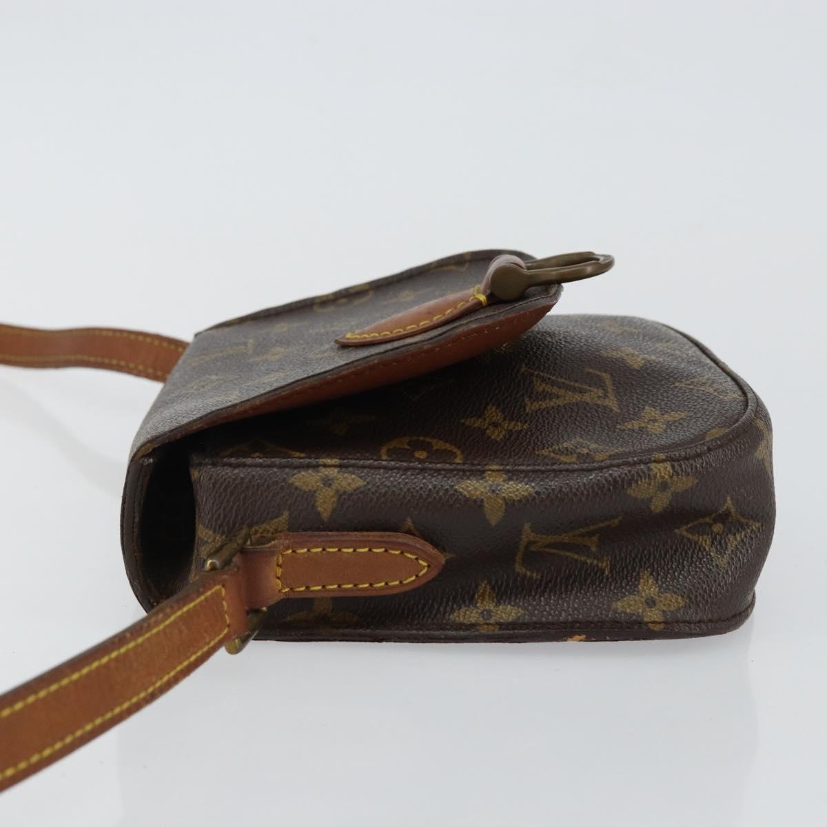 LOUIS VUITTON Monogram Saint Cloud PM Shoulder Bag M51244 LV Auth BA6098