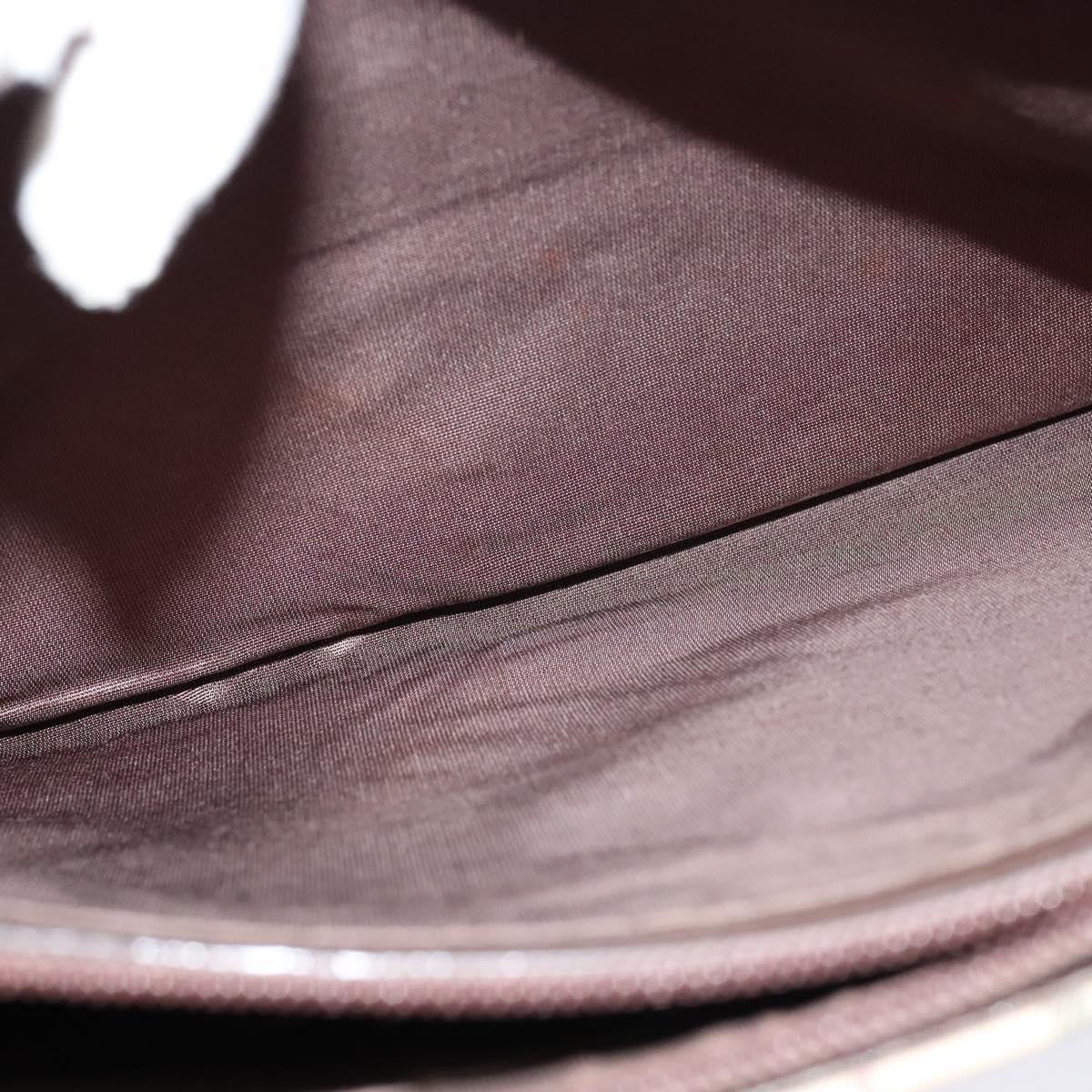 BURBERRY Nova Check Tote Bag Canvas Beige Silver Auth BA610