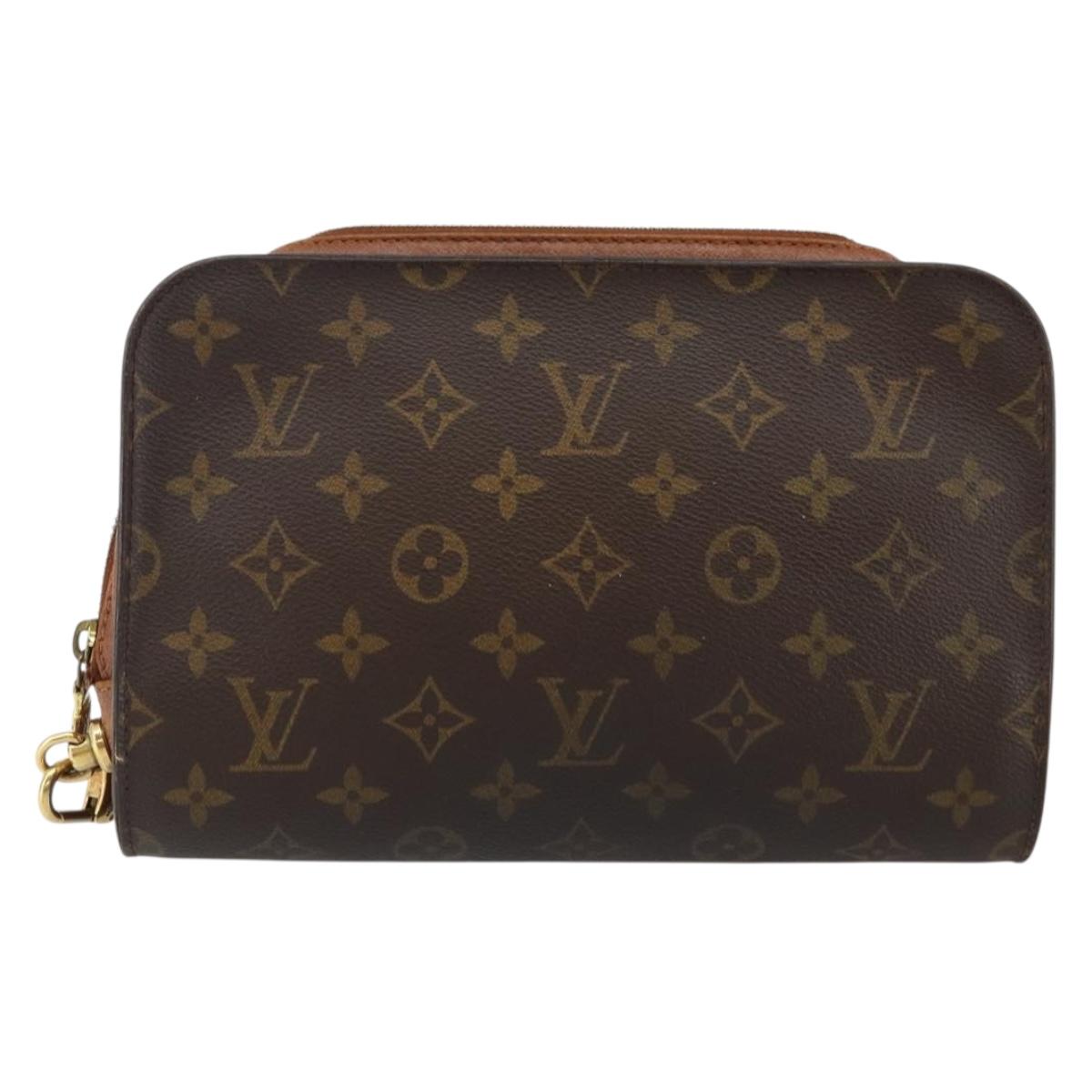 LOUIS VUITTON Monogram Orsay Clutch Bag M51790 LV Auth BA6111