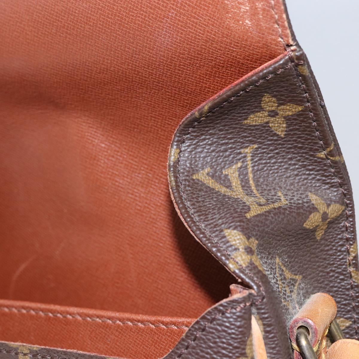 LOUIS VUITTON Monogram Cartouchiere MM Shoulder Bag M51253 LV Auth BA6113