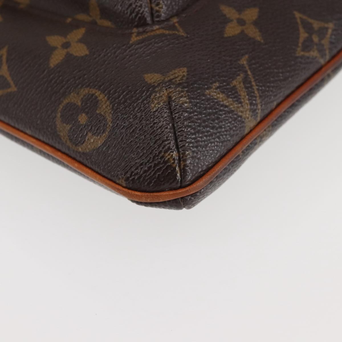 LOUIS VUITTON Monogram Partition Pouch M51901 LV Auth BA6114