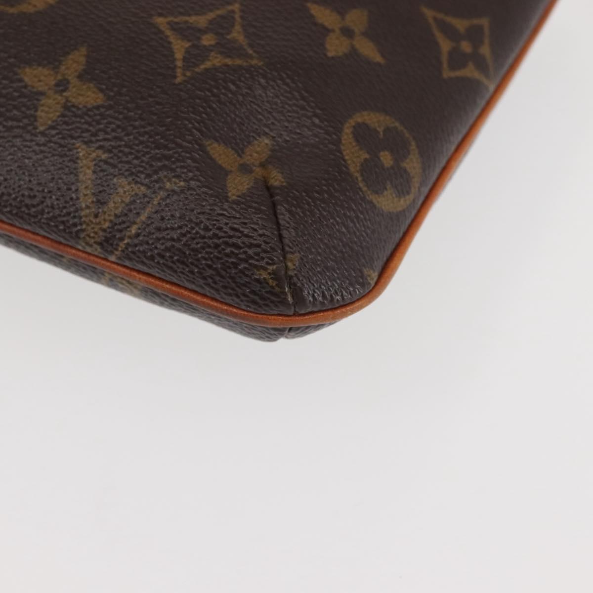 LOUIS VUITTON Monogram Partition Pouch M51901 LV Auth BA6114