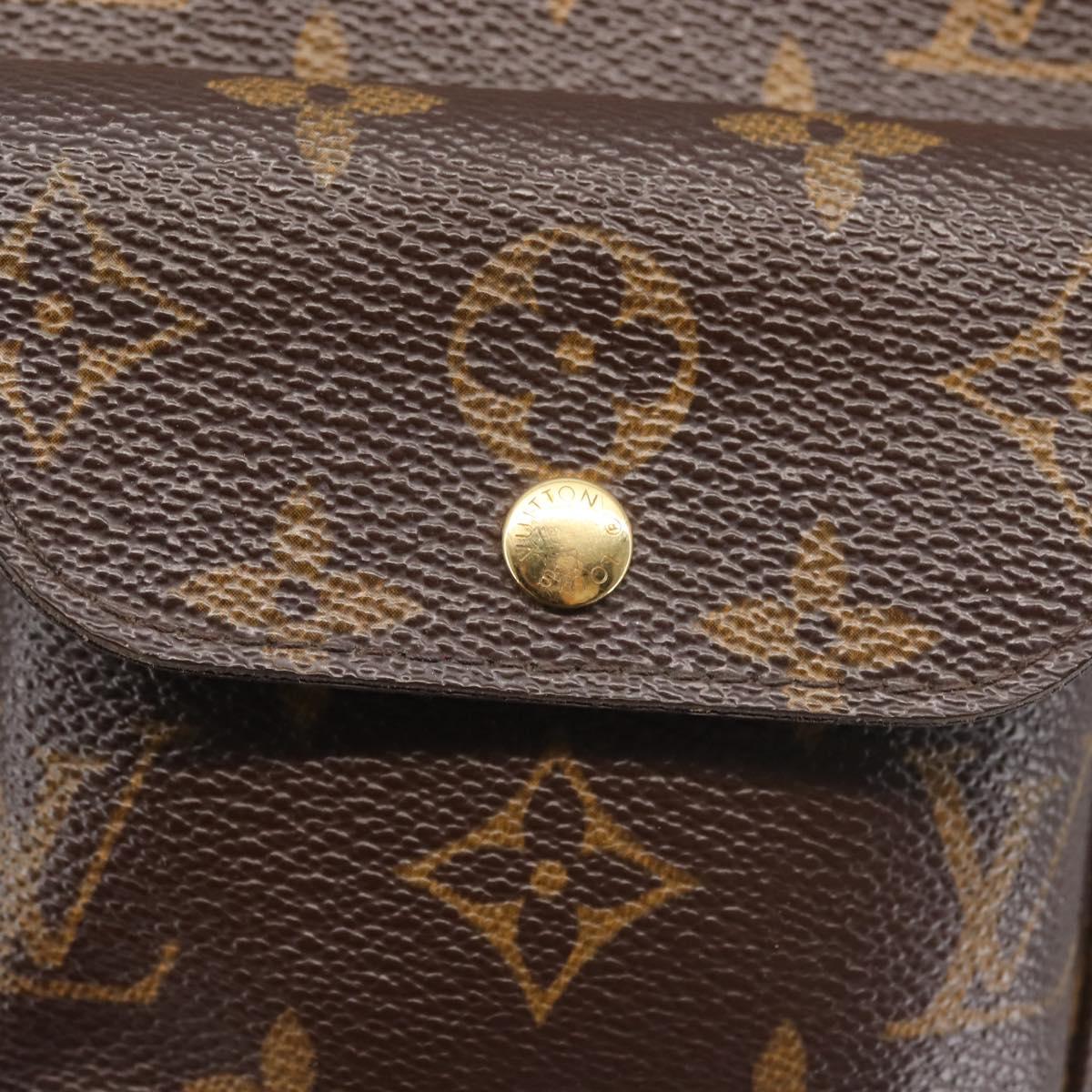 LOUIS VUITTON Monogram Partition Pouch M51901 LV Auth BA6114