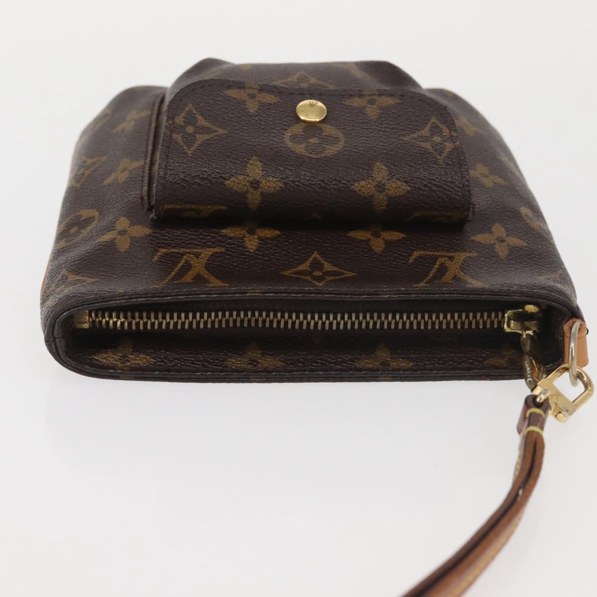 LOUIS VUITTON Monogram Partition Pouch M51901 LV Auth BA6114