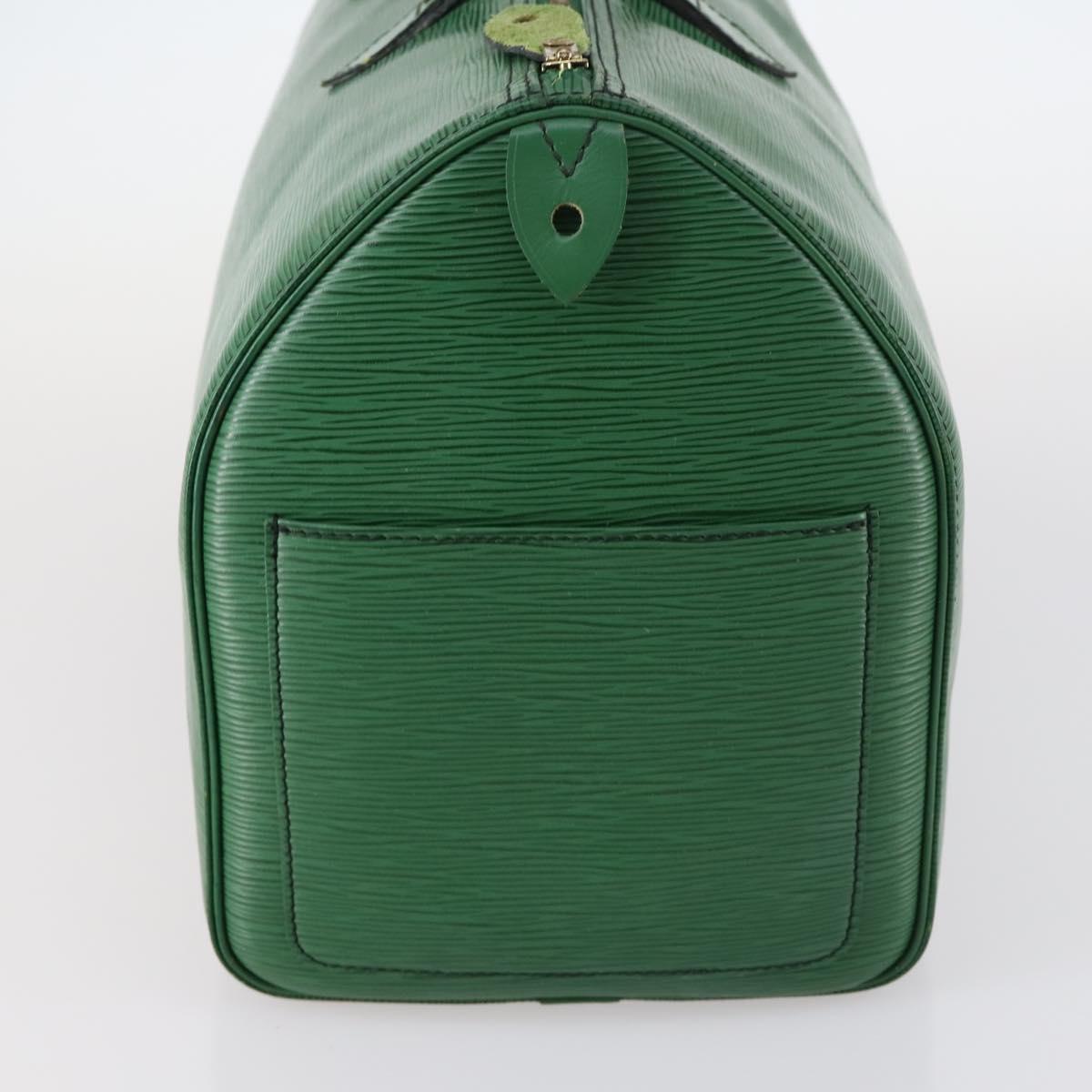 LOUIS VUITTON Epi Speedy 40 Hand Bag Green M42984 LV Auth BA6115