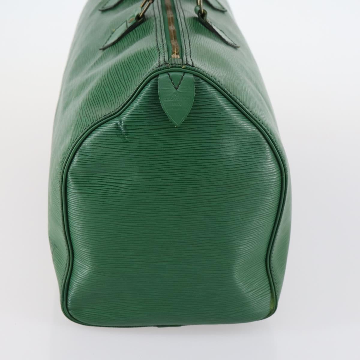 LOUIS VUITTON Epi Speedy 40 Hand Bag Green M42984 LV Auth BA6115