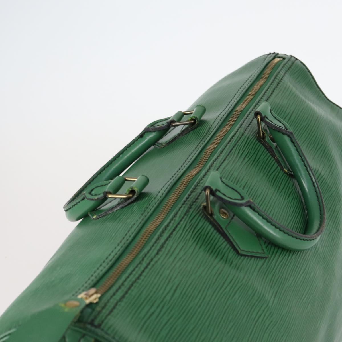 LOUIS VUITTON Epi Speedy 40 Hand Bag Green M42984 LV Auth BA6115