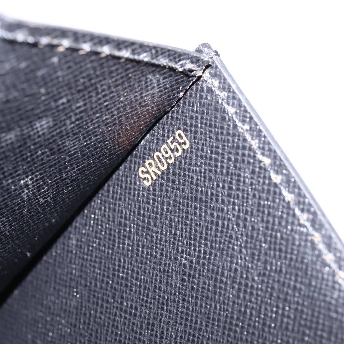 LOUIS VUITTON Epi Serviette Ambassador Business Bag Black M54412 LV Auth BA6117