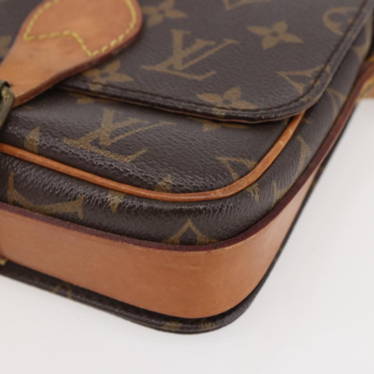 LOUIS VUITTON Monogram Cartouchiere PM Shoulder Bag M51254 LV Auth BA6119