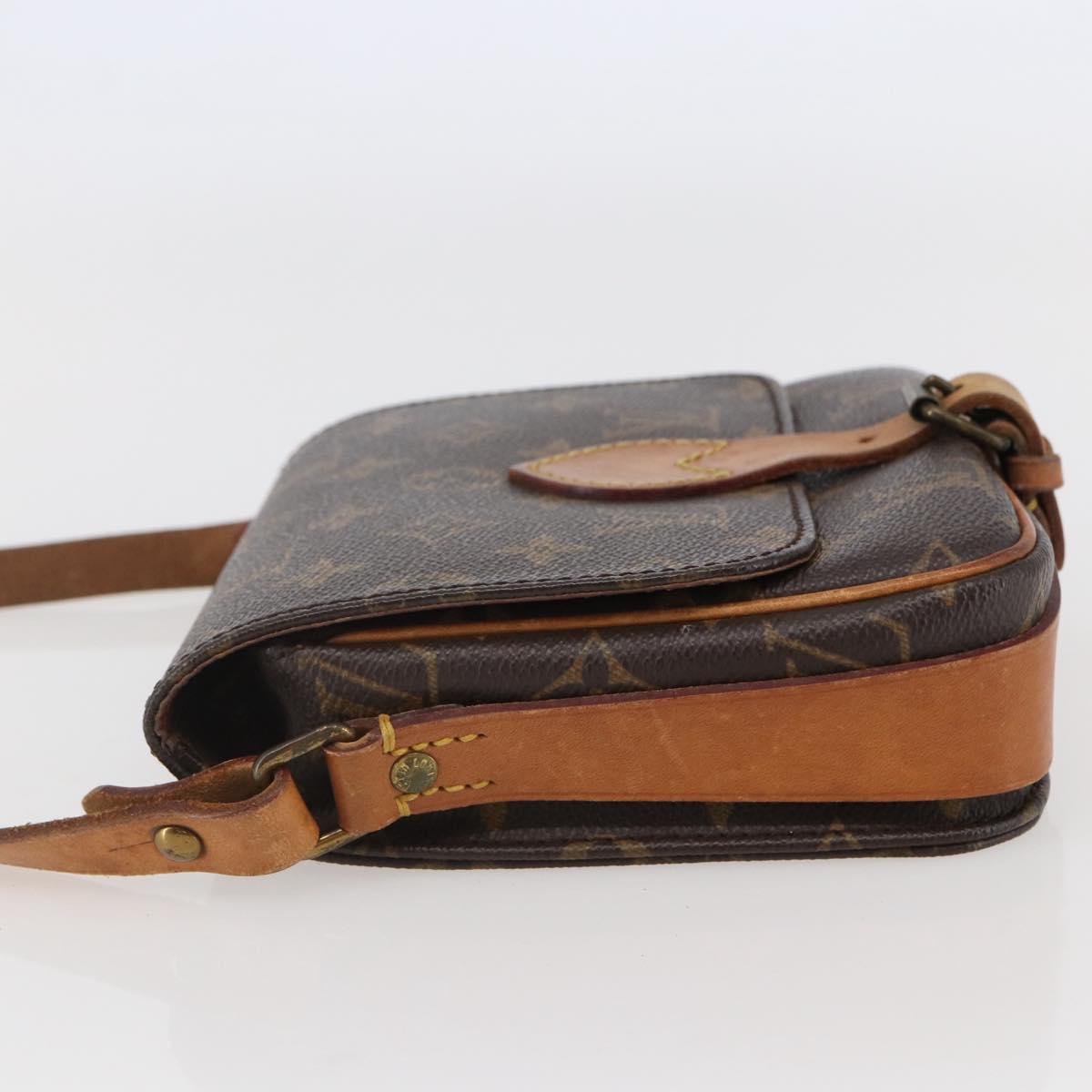 LOUIS VUITTON Monogram Cartouchiere PM Shoulder Bag M51254 LV Auth BA6119