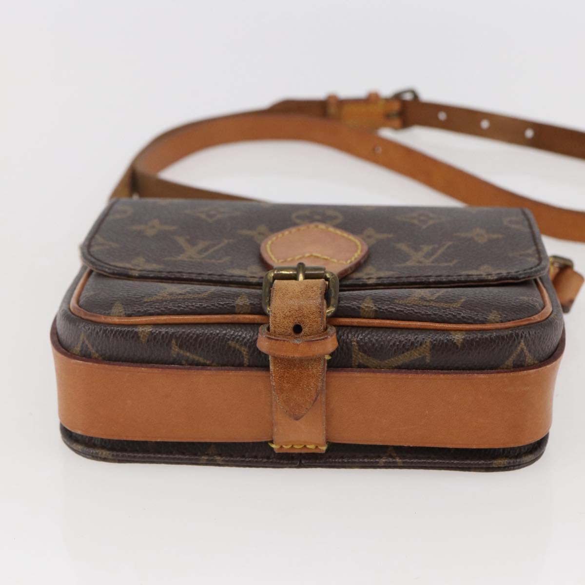 LOUIS VUITTON Monogram Cartouchiere PM Shoulder Bag M51254 LV Auth BA6119