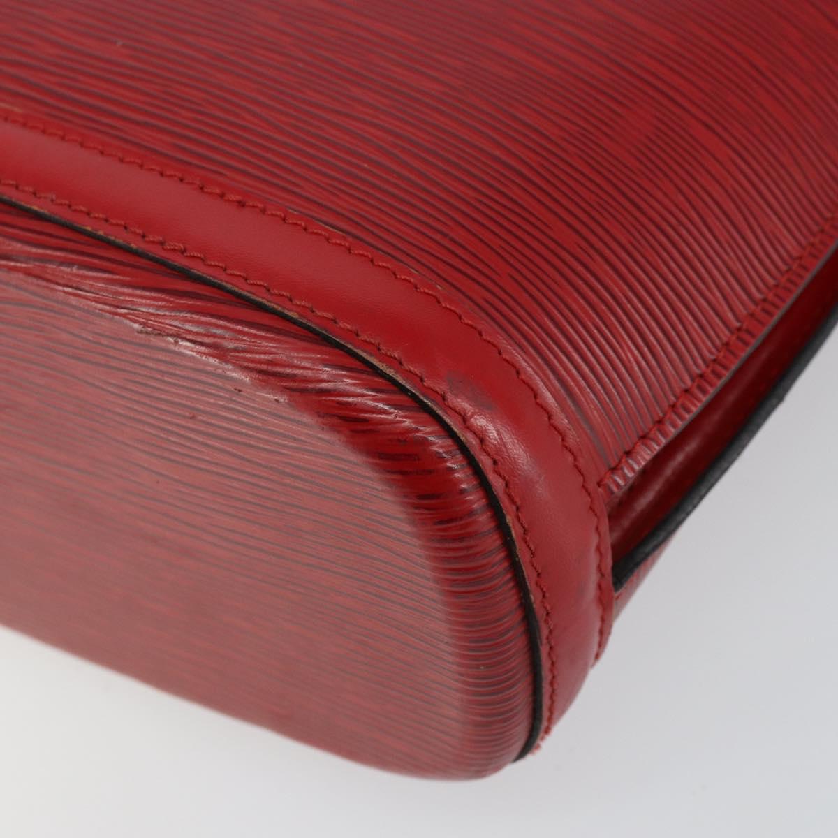 LOUIS VUITTON Epi Lussac Shoulder Bag Red M52287 LV Auth BA6137