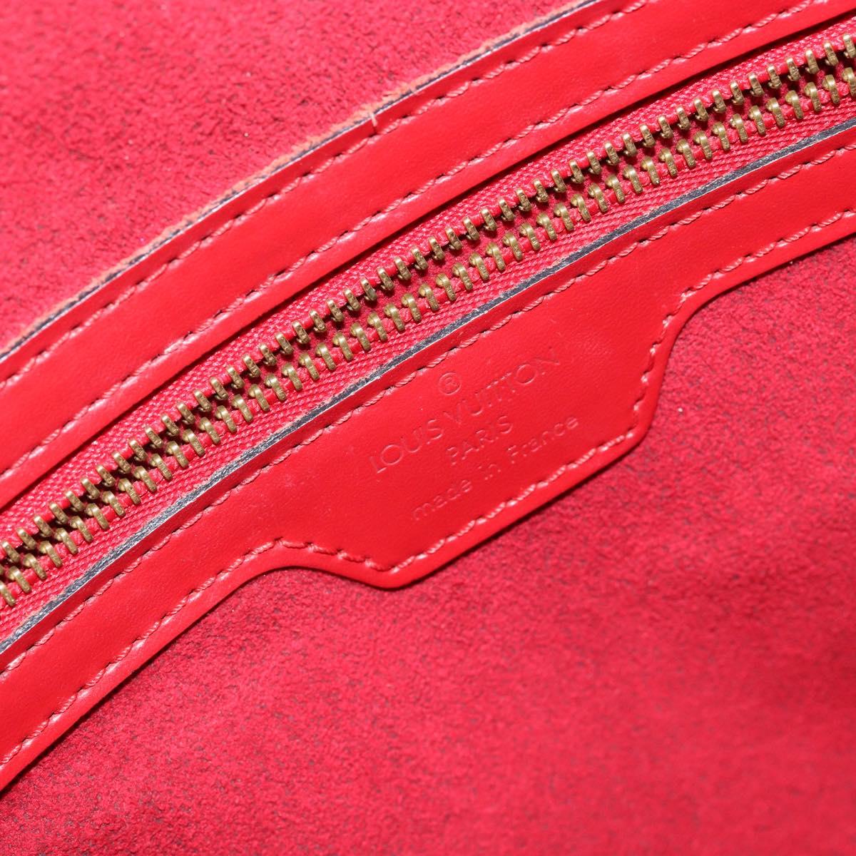 LOUIS VUITTON Epi Lussac Shoulder Bag Red M52287 LV Auth BA6137