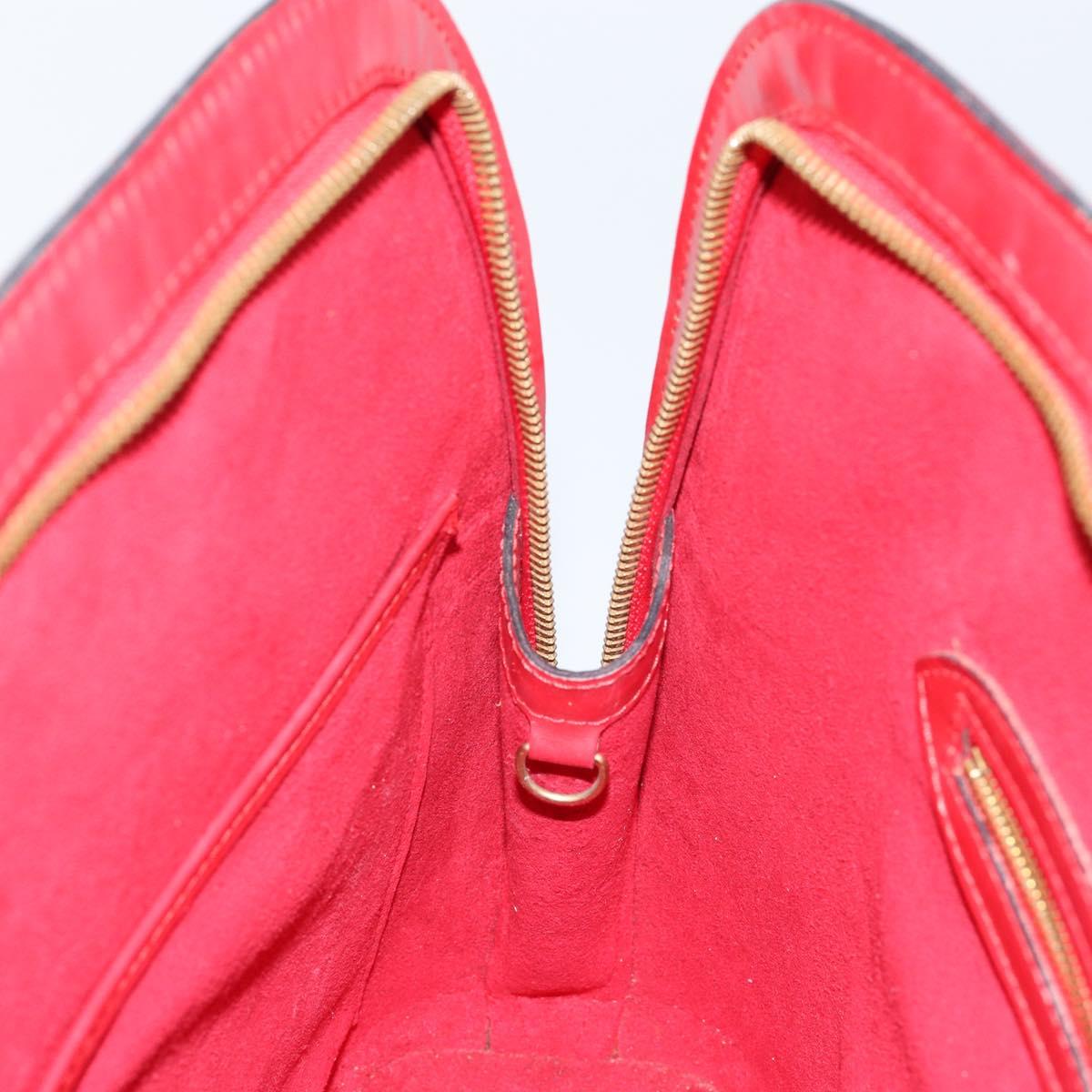 LOUIS VUITTON Epi Lussac Shoulder Bag Red M52287 LV Auth BA6137