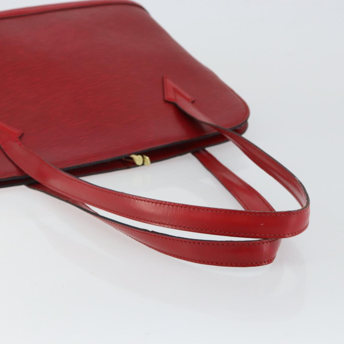 LOUIS VUITTON Epi Lussac Shoulder Bag Red M52287 LV Auth BA6137
