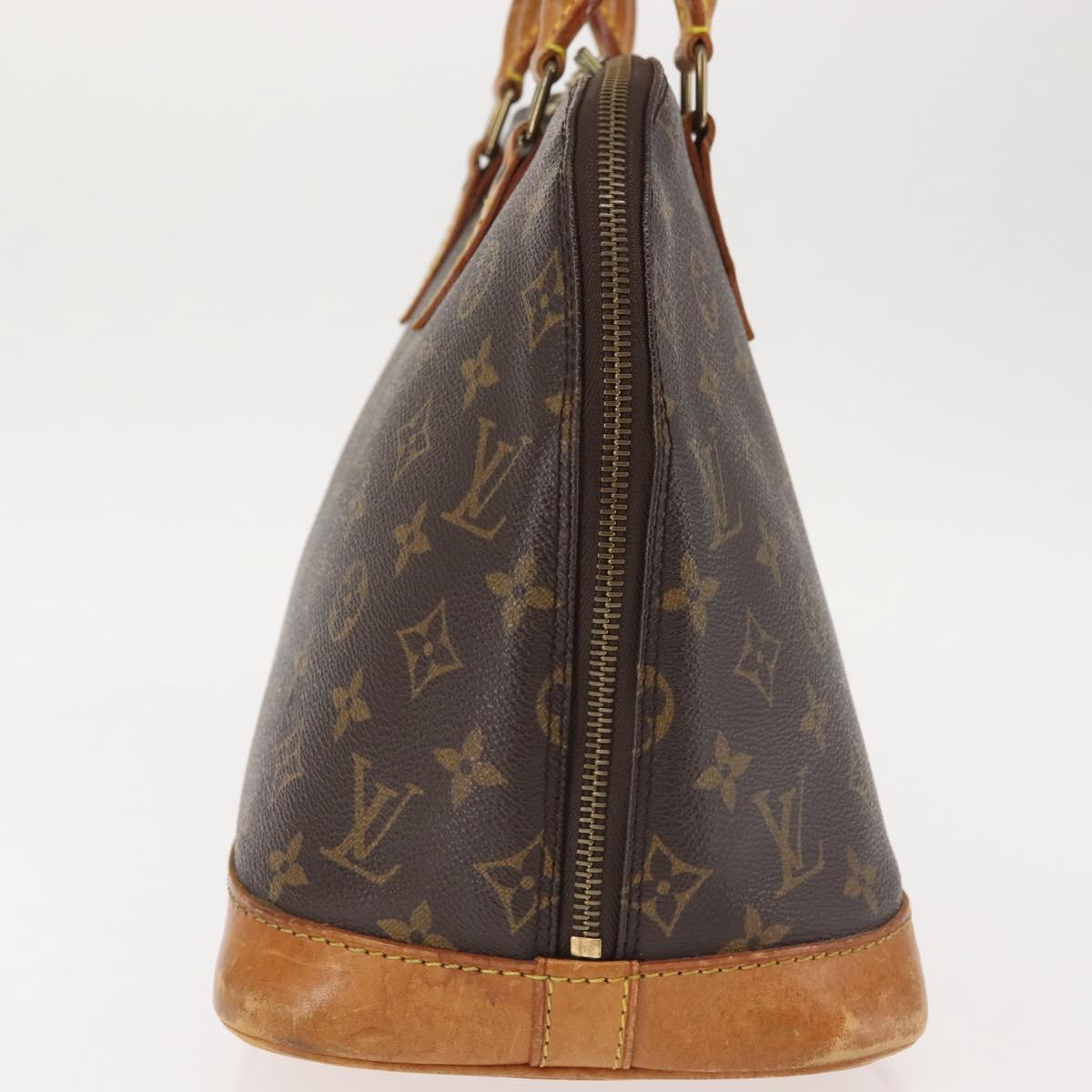 LOUIS VUITTON Monogram Alma Hand Bag M51130 LV Auth BA6141