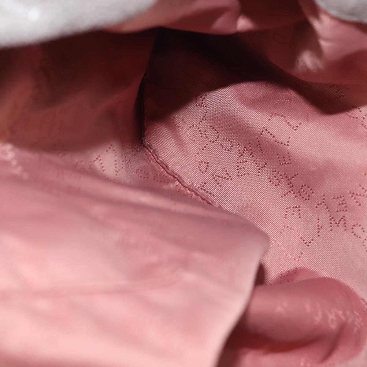 Stella MacCartney Falabella Chain Bag Suede Gray Silver 371223 Auth BA6154