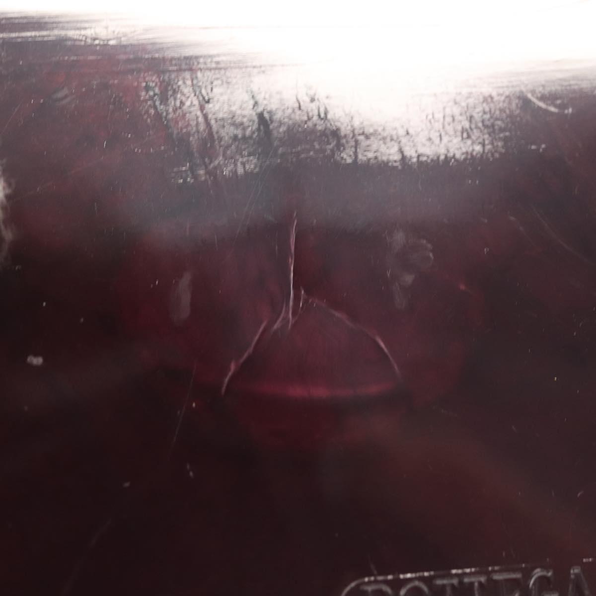 BOTTEGA VENETA Hand Bag Suede Orange Silver Auth BA6156