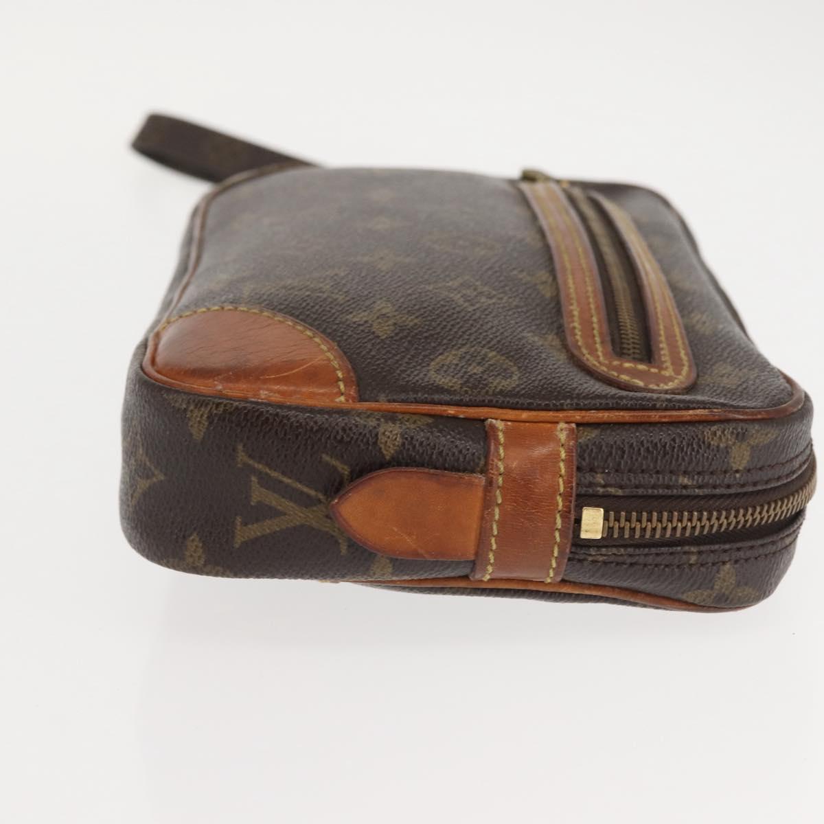 LOUIS VUITTON Monogram Marly Dragonne GM Clutch Bag M51825 LV Auth BA6162