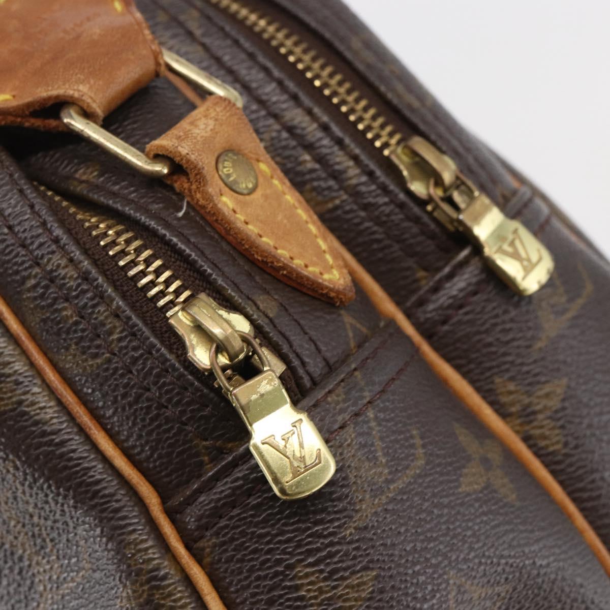 LOUIS VUITTON Monogram Reporter PM Shoulder Bag M45254 LV Auth BA6164