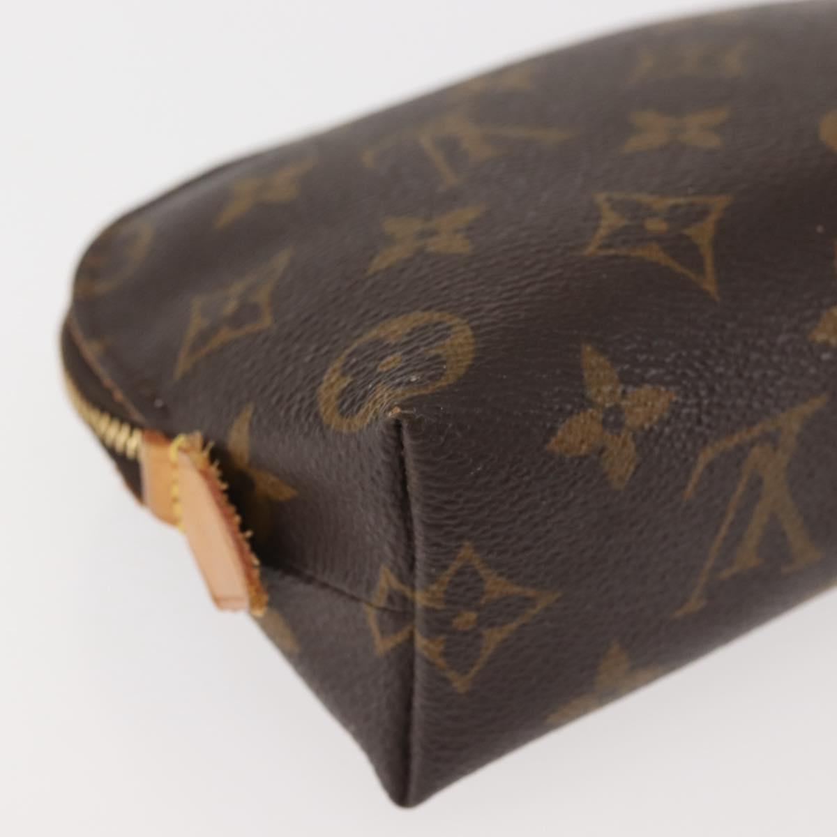 LOUIS VUITTON Monogram Pochette Cosmetic PM Pouch M43998 LV Auth BA6165