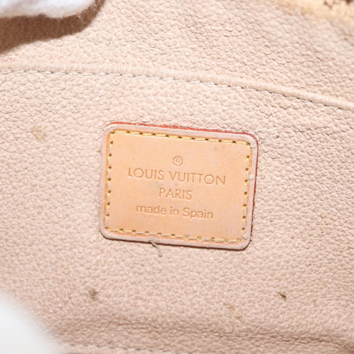 LOUIS VUITTON Monogram Pochette Cosmetic PM Pouch M43998 LV Auth BA6165