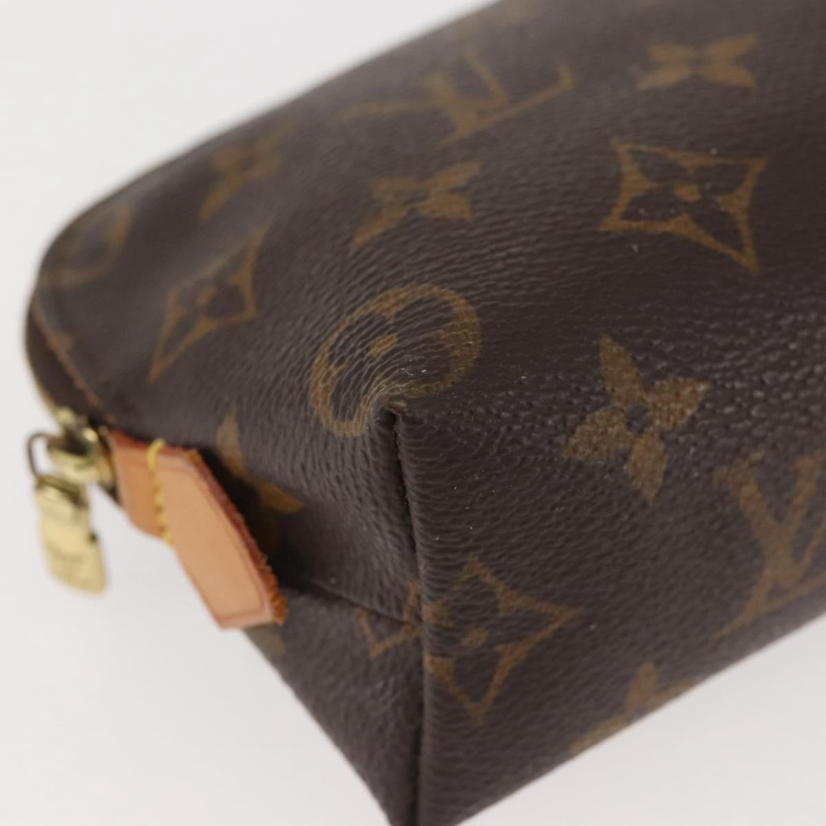 LOUIS VUITTON Monogram Pochette Cosmetic PM Pouch M43998 LV Auth BA6165