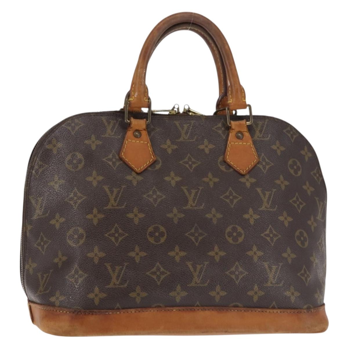 LOUIS VUITTON Monogram Alma Hand Bag M51130 LV Auth BA6178