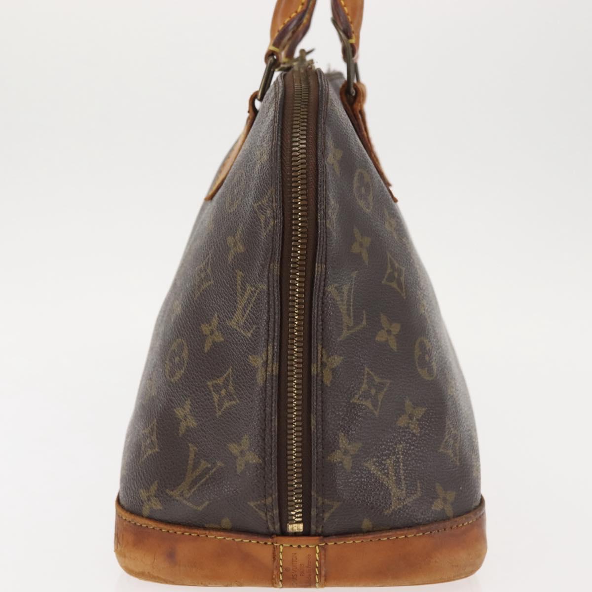 LOUIS VUITTON Monogram Alma Hand Bag M51130 LV Auth BA6178